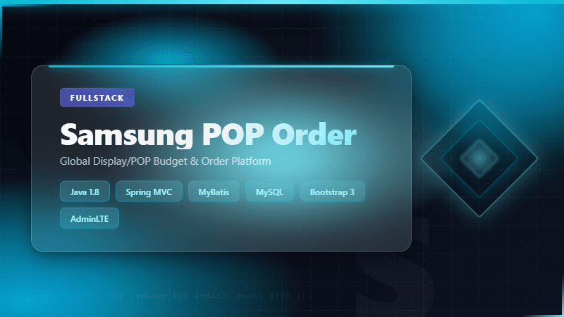 Samsung POP Order Management System